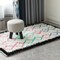 Deerlux Handwoven Multicolored Geometric Trellis Plush Wool Shag Area Rug, 3' x 5' QI003932.XS - alternate 7